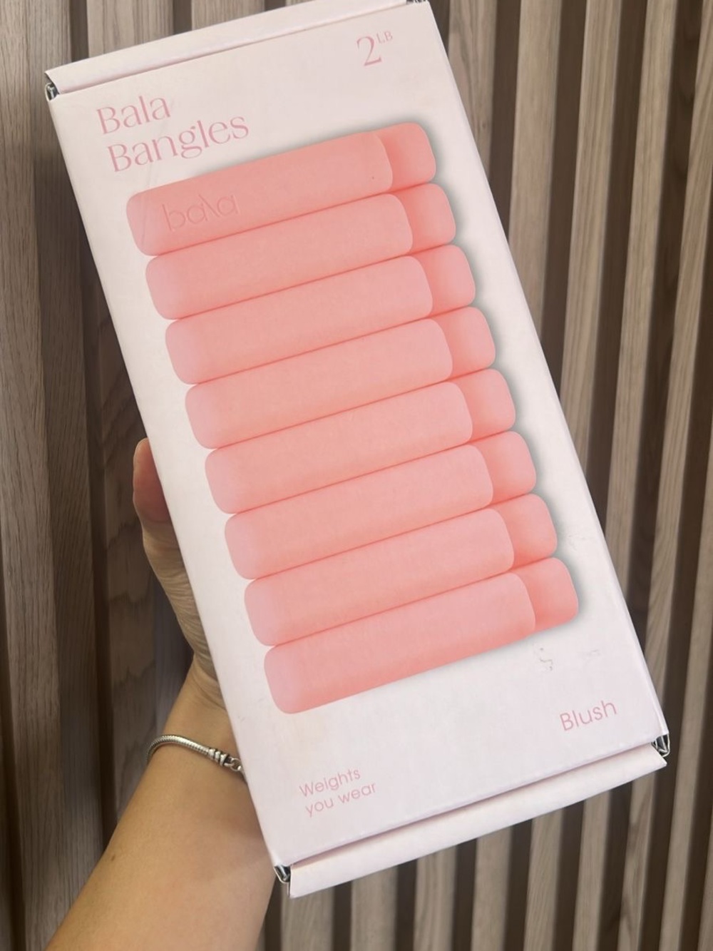 Bala Blush Pink Bangles Wearable Wrist/Ankle Weights